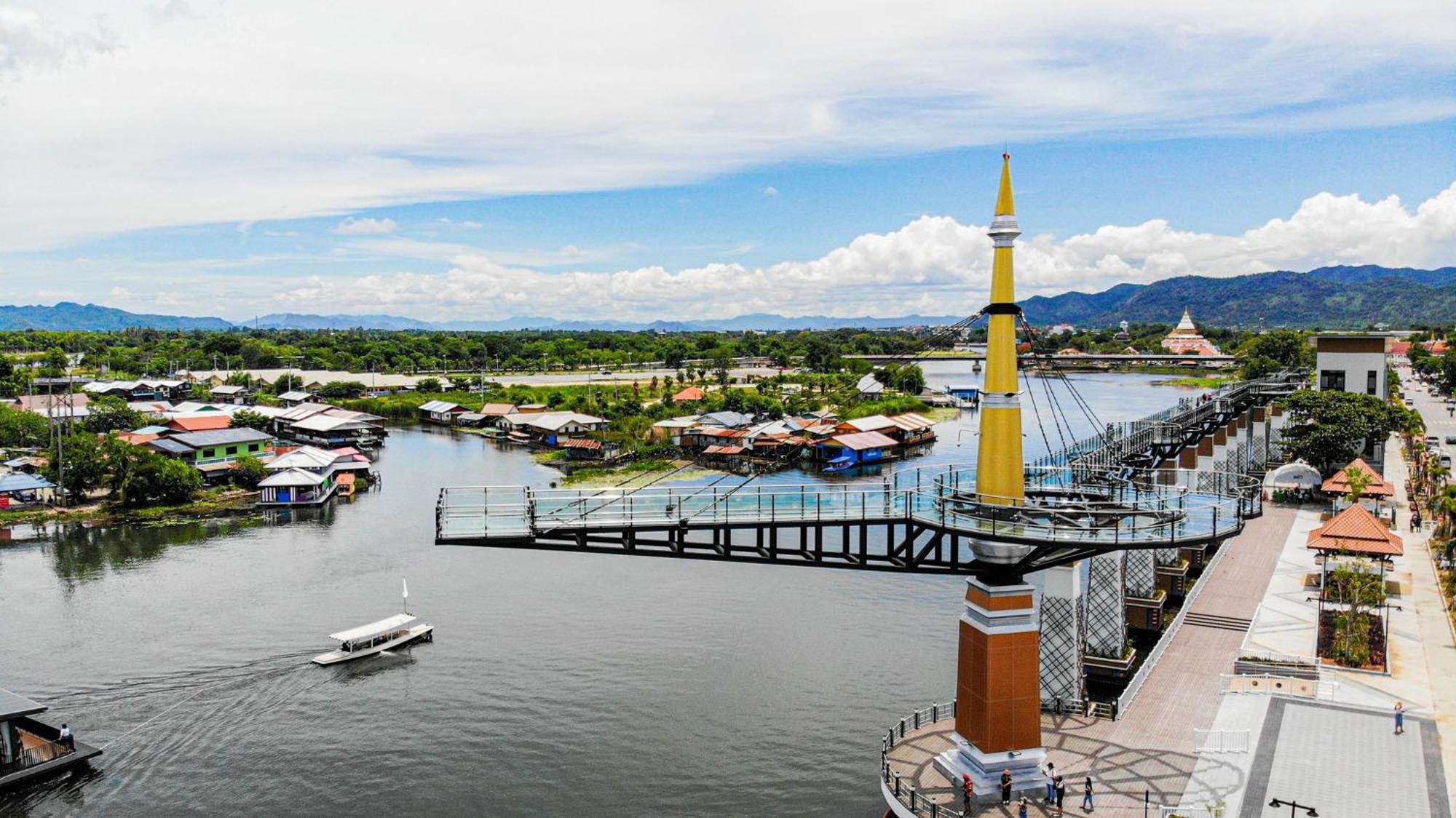 River Kwai View Hotel - Sha Extra Plus Certified Kanchanaburi by Eksteriør bilde